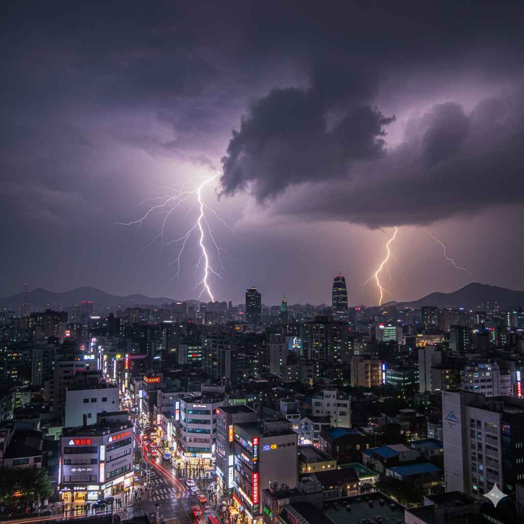 韓国語で「雷」は何というの？韓国語で「雷」を例文でマスターしよう！
