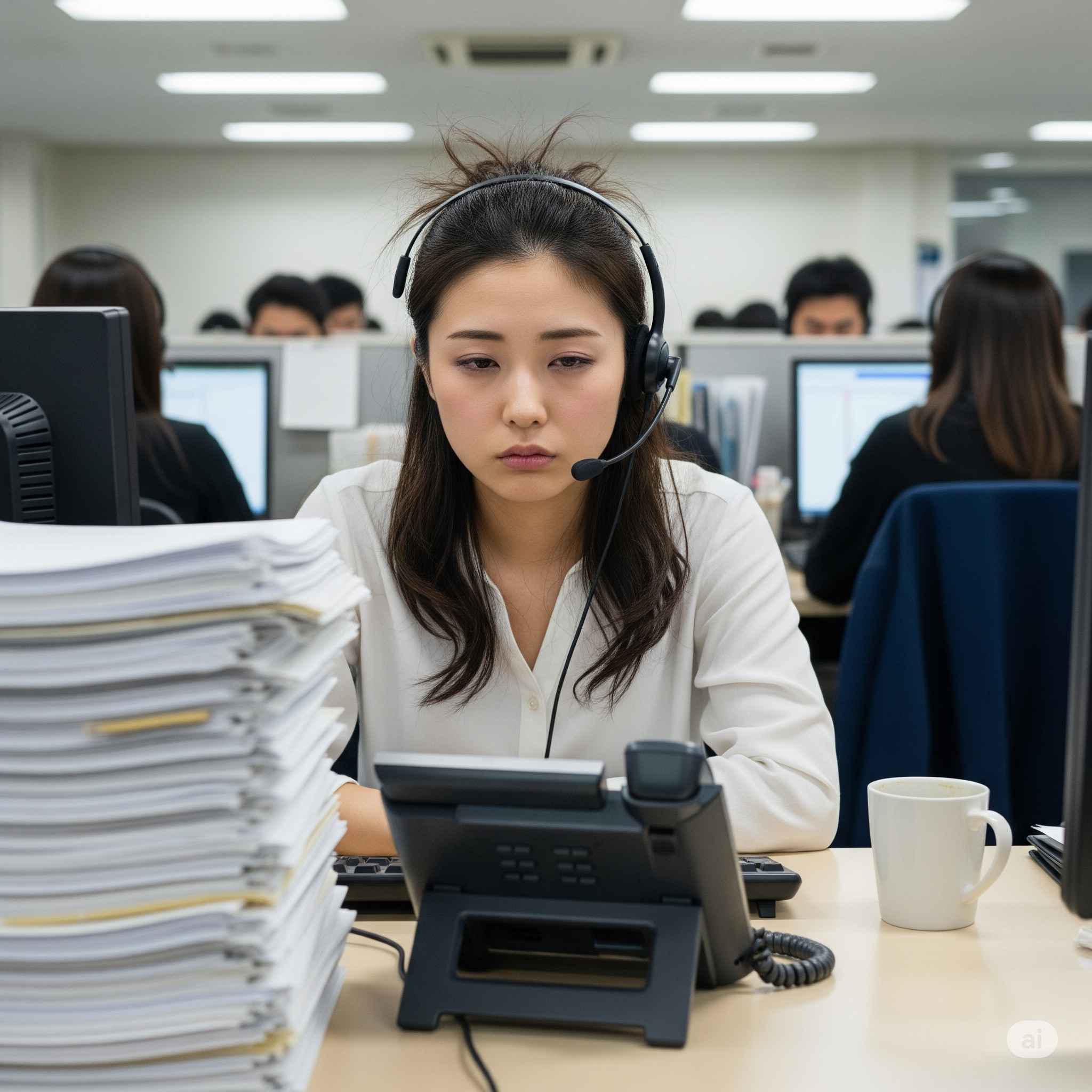 「コールセンターの仕事がきつい」と感じるあなたへ。キツイと言わる本当の理由と楽になるための対処法