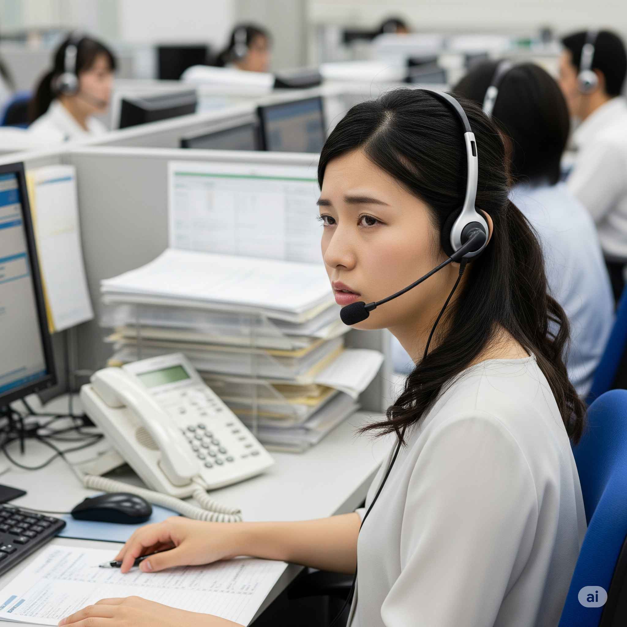 「コールセンターの仕事がきつい」と感じるあなたへ。キツイと言わる本当の理由と楽になるための対処法