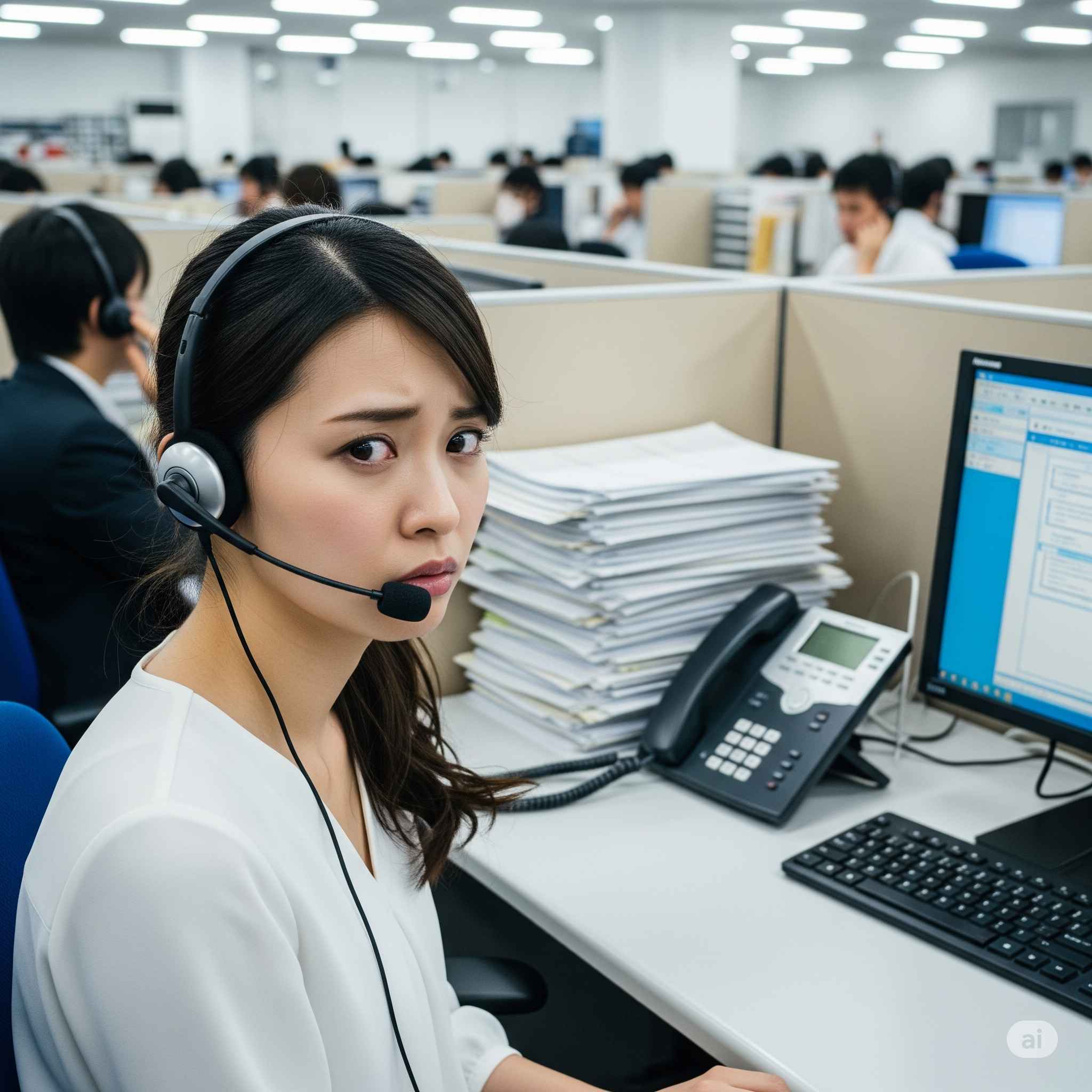 「コールセンターの仕事がきつい」と感じるあなたへ。キツイと言わる本当の理由と楽になるための対処法