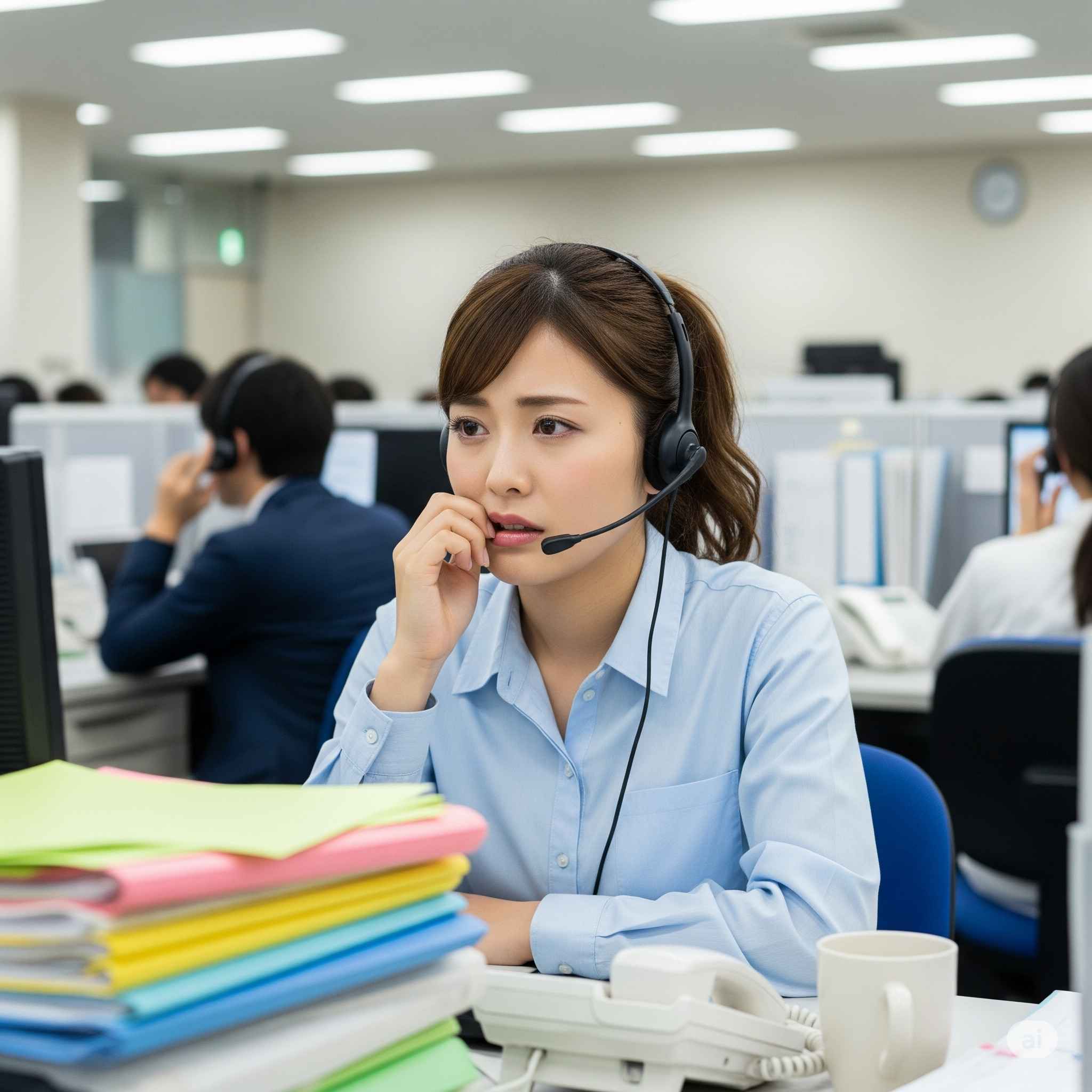 「コールセンターの仕事がきつい」と感じるあなたへ。キツイと言わる本当の理由と楽になるための対処法