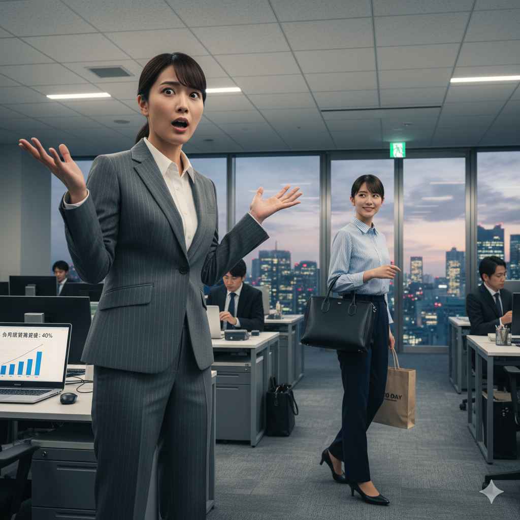 「隣の部署、予算ビハインドなのに皆定時で帰る神経がわからない・・・」その不信感の正体と、報われる働き方