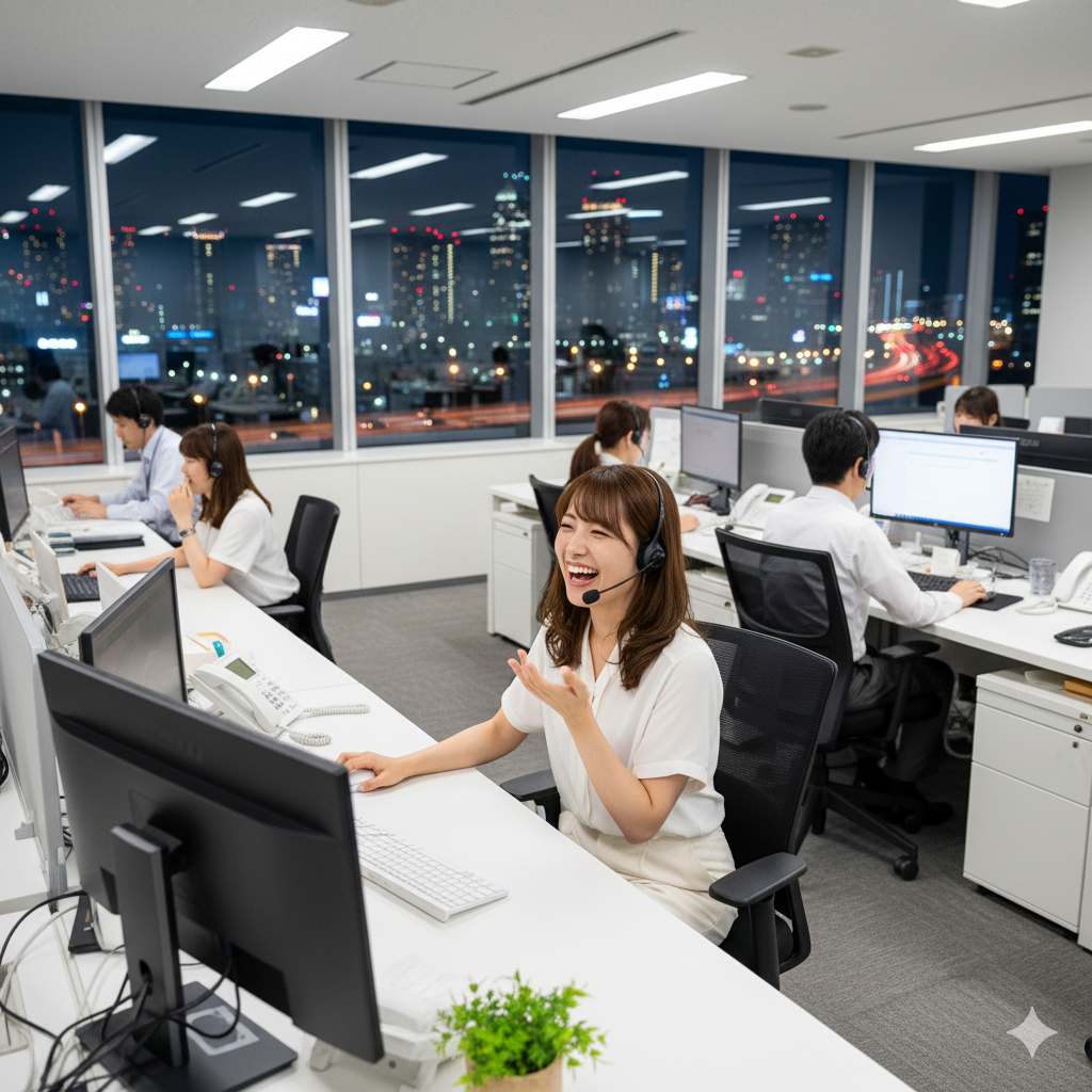 コールセンターの夜間運営が競争力を左右する時代へ：夜間運営のメリットから成功戦略まで徹底解説