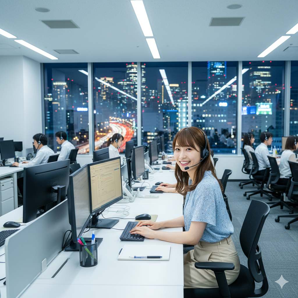 コールセンターの夜間運営が競争力を左右する時代へ：夜間運営のメリットから成功戦略まで徹底解説