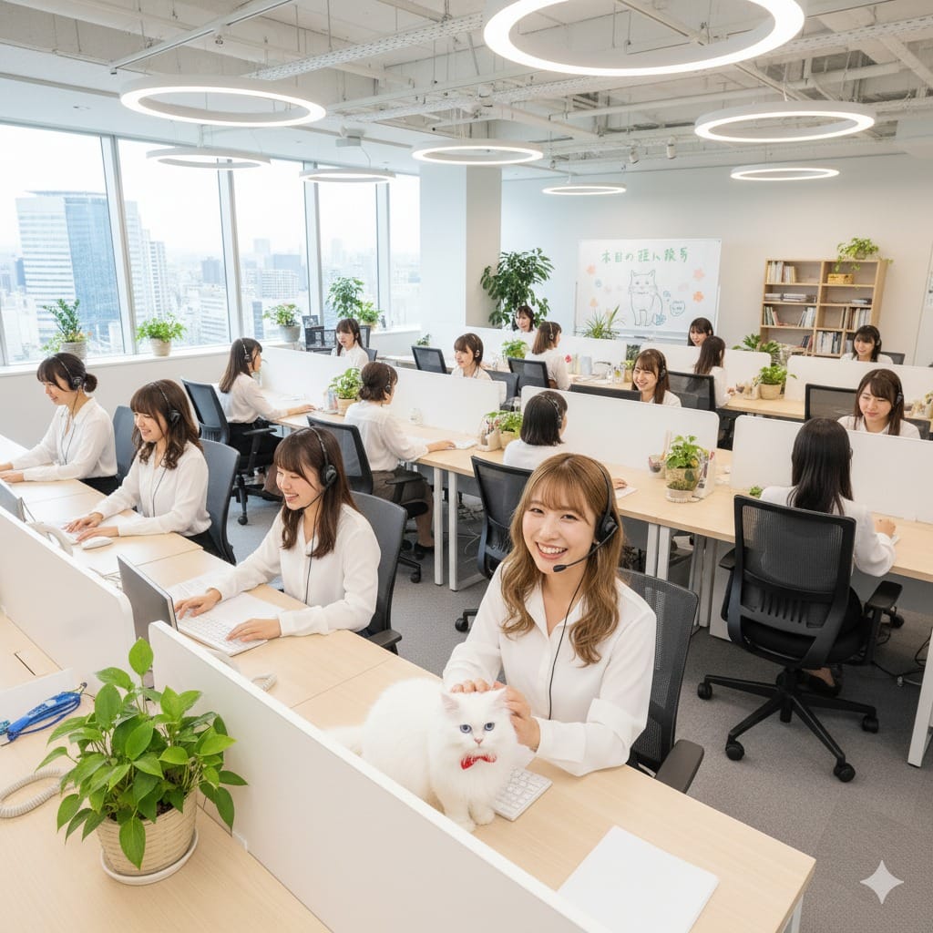 コールセンターと猫の意外な関係とは？猫とリラックス効果と働きやすさの秘密